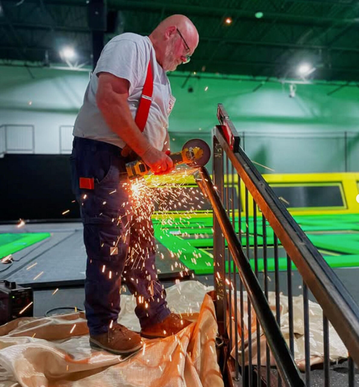 Construction In a Launch Entertainment Franchise Park
