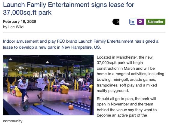 Launch Family Entertainment Expands to New Hampshire: Spotlight on InterGame’s Coverage