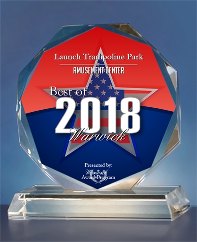 Launch Trampoline Park Receives 2018 Best of Warwick Award